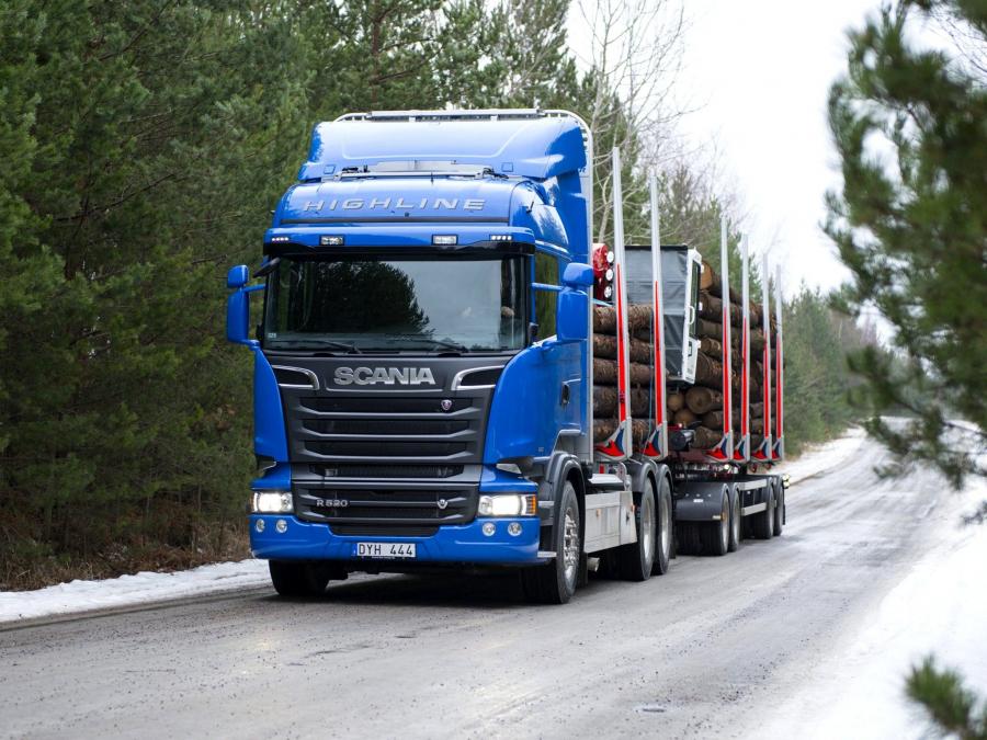 Scania R520 6x4 Streamline Highline Cab Timber Truck 2013 года  (фото 1 из 1)
